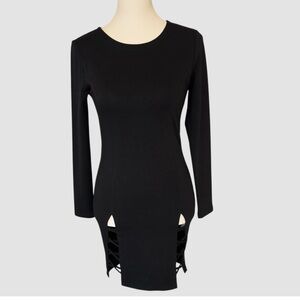 chinese dress ladies Aurelie Long Sleeve Lace Mini Dress - Ivory